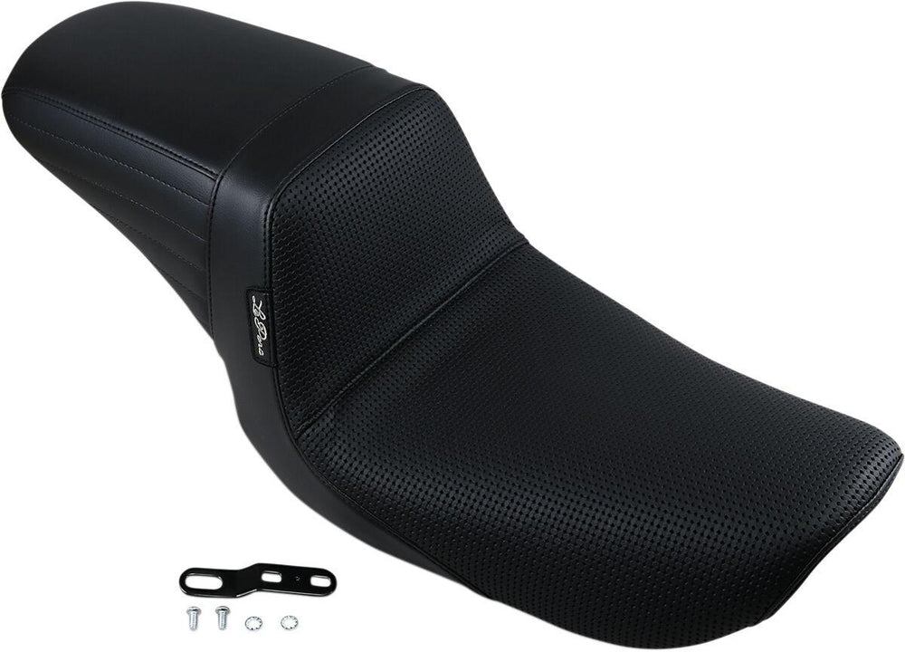 LE Pera Kickflip Seat For Harley Davidson FXD 1340 1996-1998 Basketweave - Black