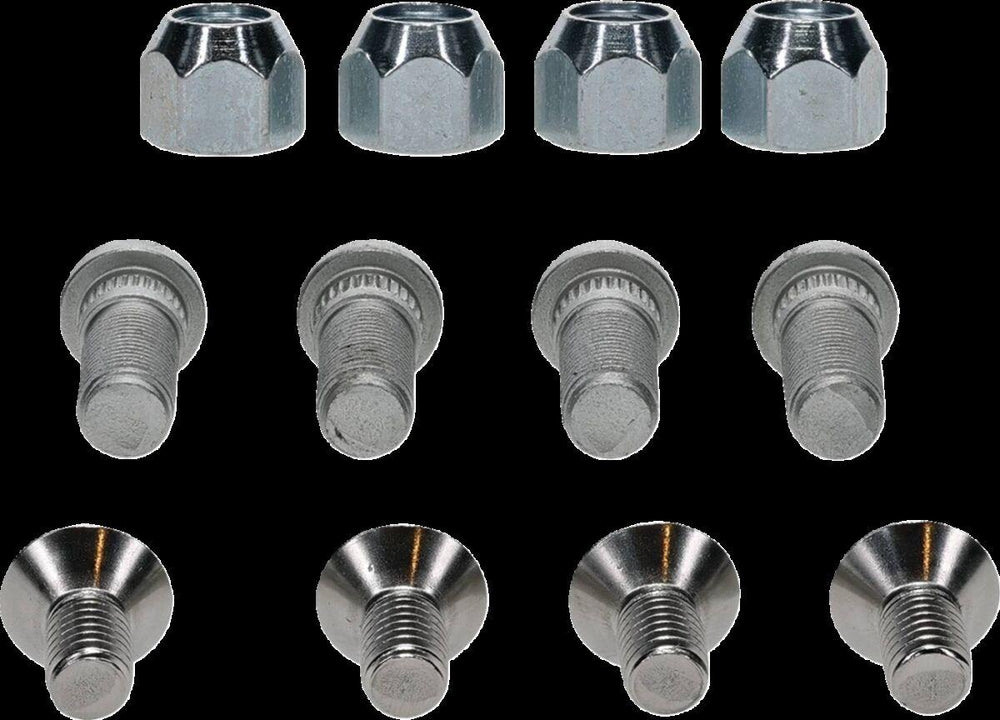 Moose Racing Wheel Stud/Nut Kit For Can Am Commander 1000 R EFI 2021-2025 Fits Front Or Rear - Silver