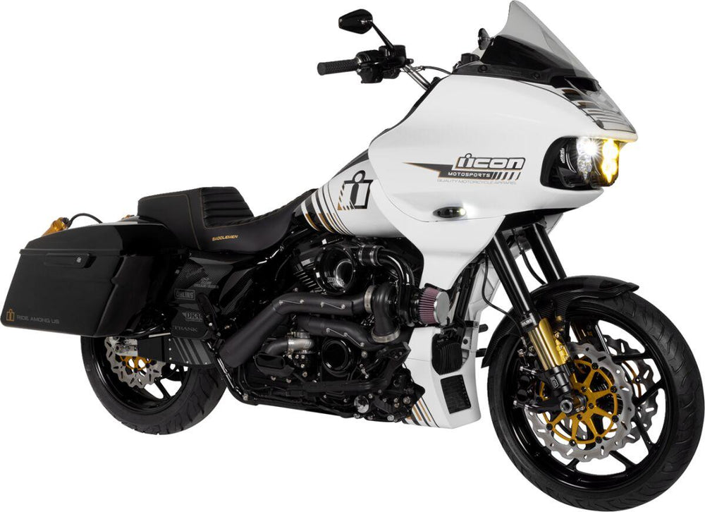 Saddlemen Side Covers For Harley Davidson FLH 1868 ABS 2021 - Gloss Black