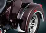 Kuryakyn Fender Accent Set For Harley Davidson FLHTCUTG 1690 2014 Rear - Chrome