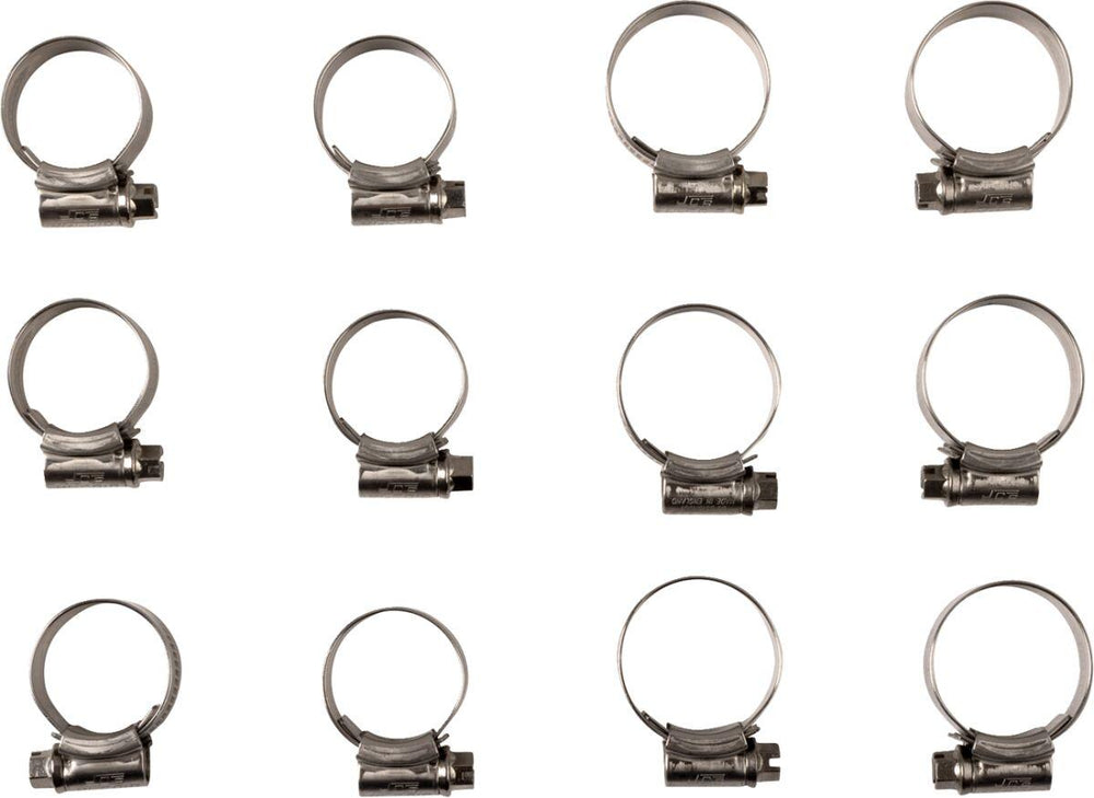 Samco Radiator Hose Clamp Kit For Kawasaki KX450 2024-2025 - Silver