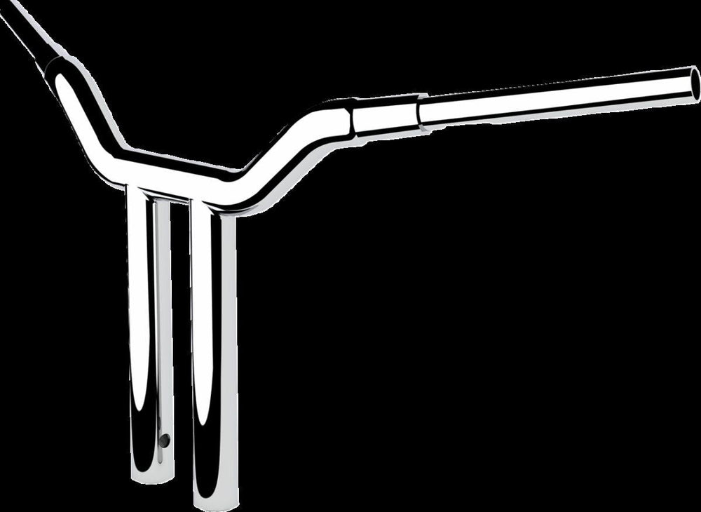 LA Choppers 1-1/2" Kage Fighter T-Bar For Harley Davidson FLFBS 1923 ABS 2025-2026 35.5 cm (14") - Chrome