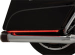 Ciro Machete Saddlebag LED Lights for Flat Bottom Bags For Harley Davidson FLHR 1340 1997-1998 Smoke