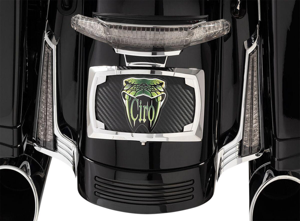 Ciro Filler Panel Lights For Harley Davidson FLHRXS 1750 ABS 2017-2018 Rear Smoke