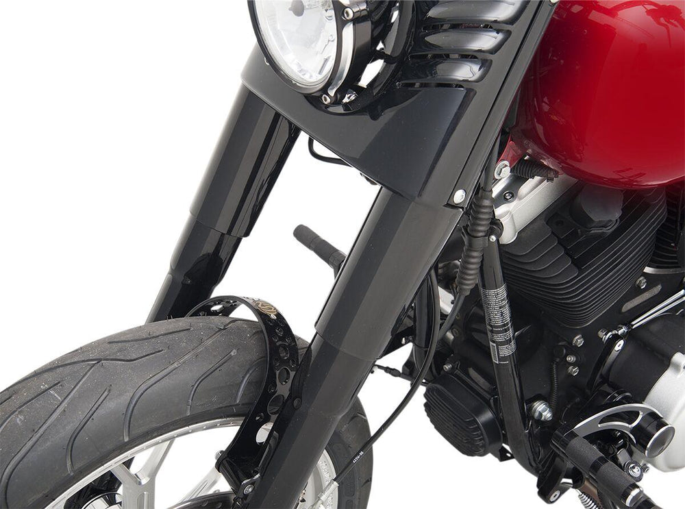 Drag Specialties Fork Slider Covers For Harley Davidson E 1000 1949-1952 - Black