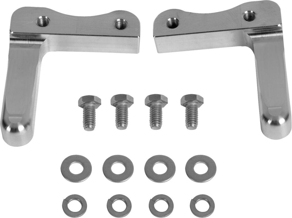 Klock Werks Hugger Front Fender With Mounting Blocks For Harley Davidson FXLR 1750 2018-2020 48 cm (19") 20.1 cm (8-1/4") - Black