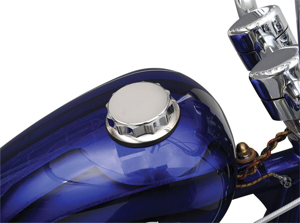 Drag Specialties Deluxe Fuel Cap For Harley Davidson E 1000 1950 - Chrome