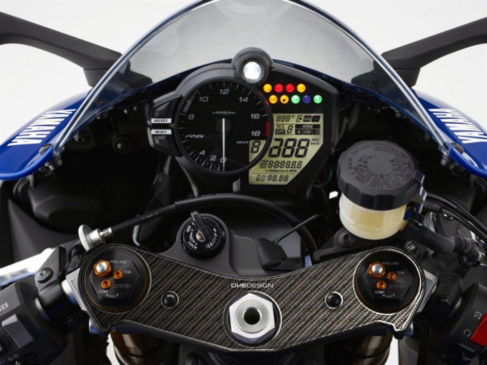Onedesign Yoke Protector For Yamaha YZF-R6 600 2017-2020 - Carbon Fibre