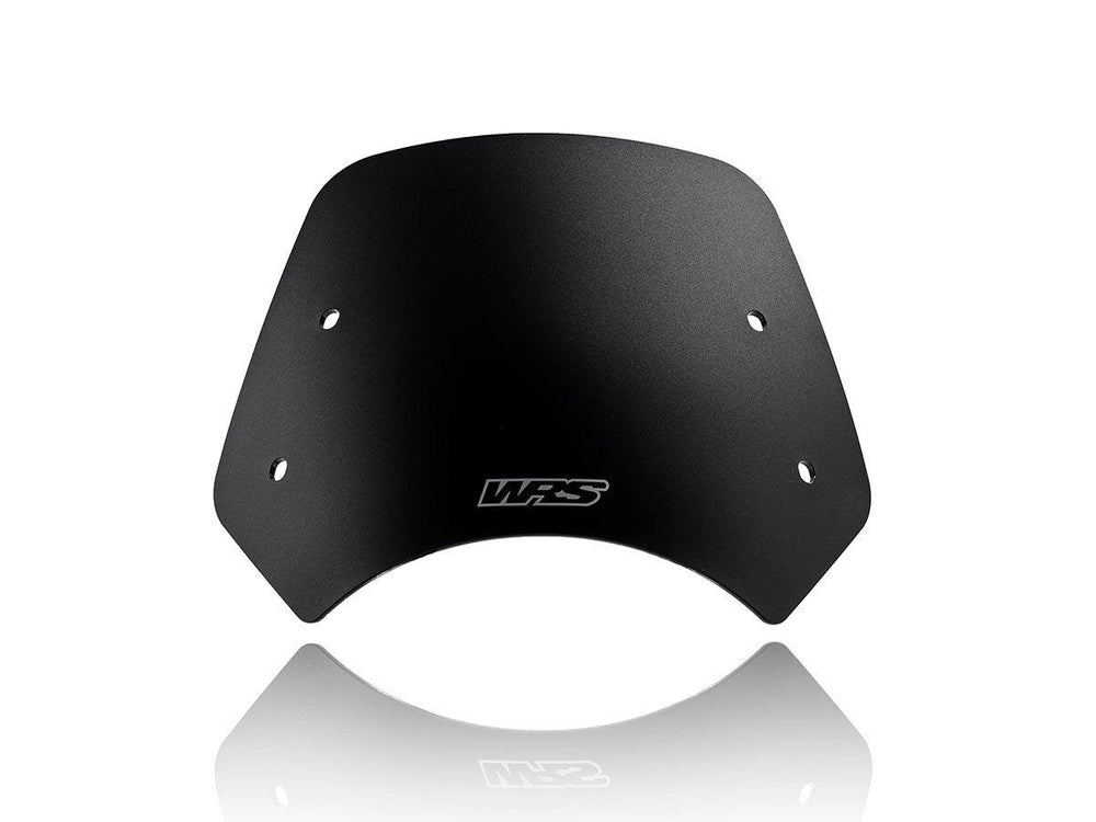 WRS Windscreen For Benelli Leoncino 500 ABS 2017-2023 19 cm (7-1/2") - Black