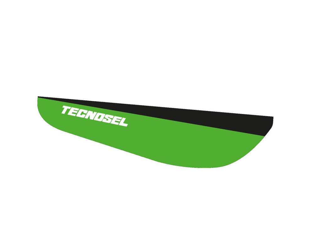 Tecnosel Team Kawasaki Seat Cover For Kawasaki KX125 1999-2002 - Black/Green
