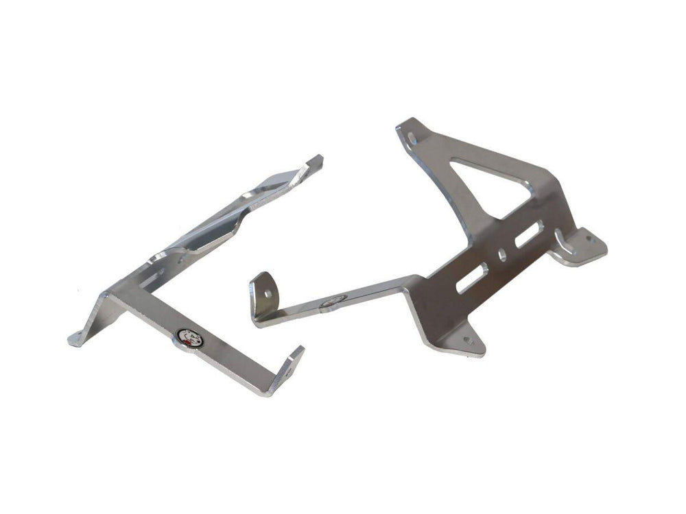 AXP Radiator Braces For Yamaha WRF250 2020-2024 - Silver