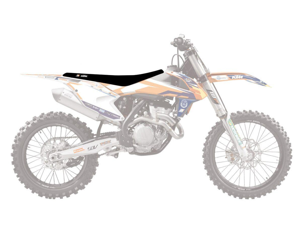Blackbird Zebra Seat Cover For KTM SX85 2025-2026 - Black/Orange