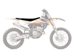 Blackbird Zebra Seat Cover For KTM SX85 2025-2026 - Black/Orange