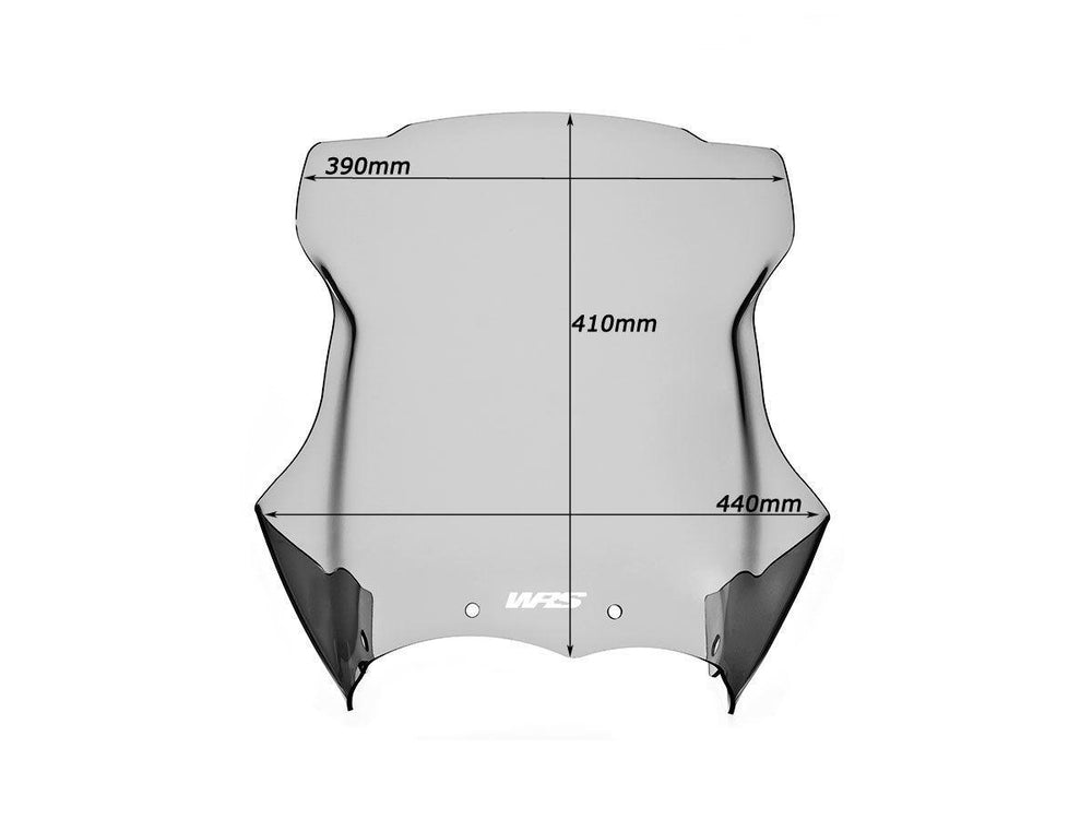 WRS Windscreen For BMW R 1200 GS 2004-2012 41 cm (16-1/8") - Smoke