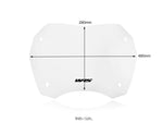 WRS Windscreen For Honda SH 125 I ABS 2017-2019 28 cm (11") - Clear