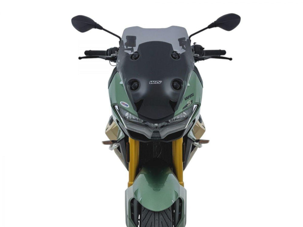 WRS Windscreen For Moto Guzzi V100 1050 Mandello ABS 2022-2024 40.5 cm (16") - Dark Smoke