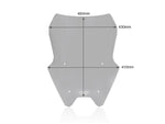 WRS Windscreen For BMW R 1200 RS ABS 2015-2018 46 cm (18-1/8") - Smoke