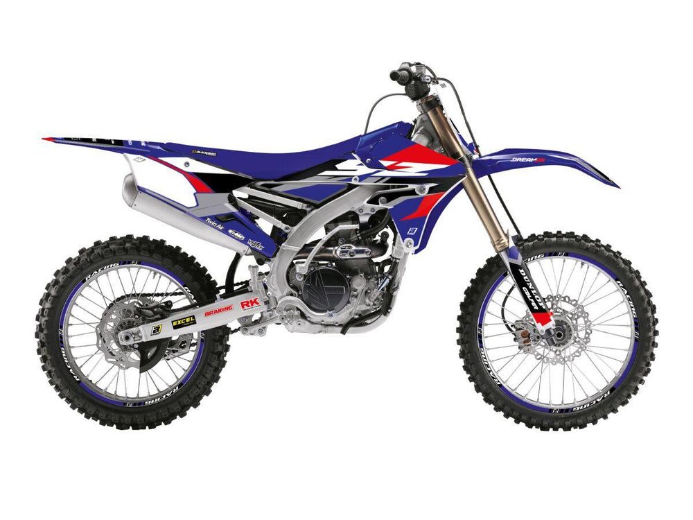 Blackbird Dream 5 Graphic Kit For Yamaha YZF250 2014-2018 - Black/Blue/Red/Silver