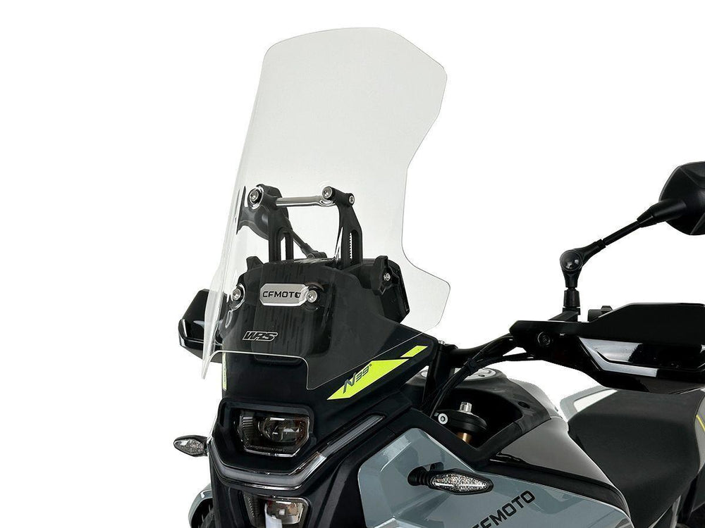WRS Windscreen Caponord CF Moto For CF Moto MT 450 ABS 2024-2026 42 cm (16-1/2") - Clear