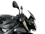 WRS Windscreen For BMW S 1000 R ABS 2022-2024 25 cm (9-7/8") - Black