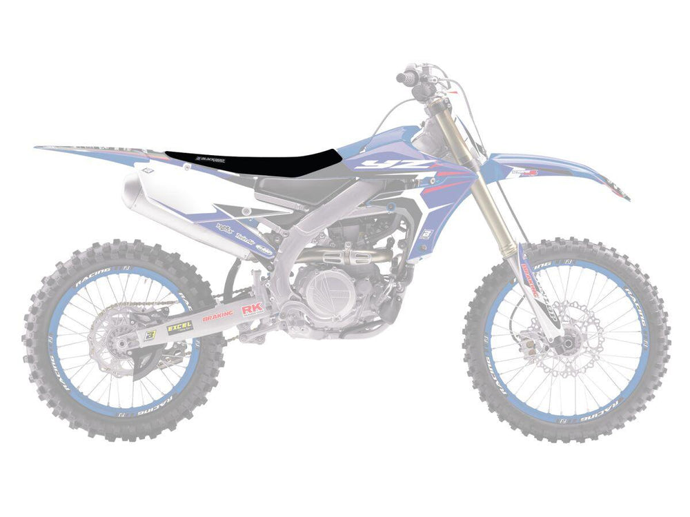 Blackbird Zebra Seat Cover For Yamaha WRF250 2020-2023 - Black/Blue