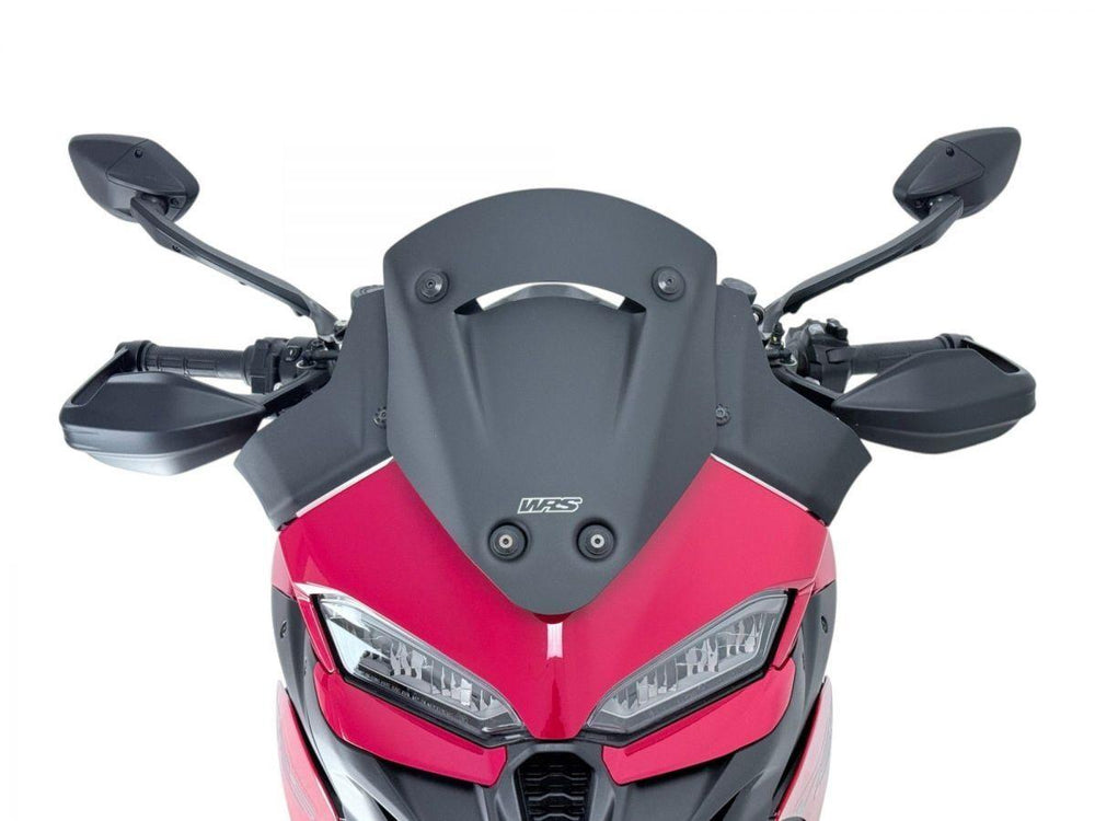 WRS Windscreen For Ducati MultiStrada V2 900 ABS 2025-2026 36.5 cm (14-3/8") - Black