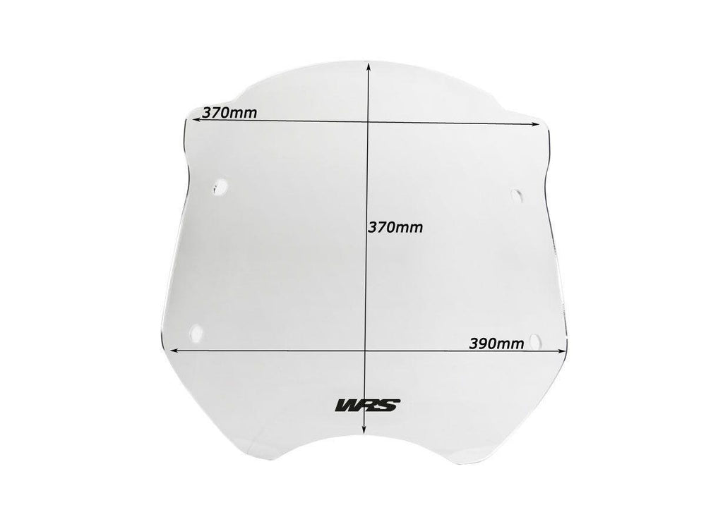 WRS Windscreen For BMW R 1200 R 2006-2014 37 cm (14-1/2") - Clear