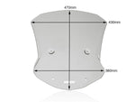 WRS Windscreen For BMW S 1000 XR 2020-2023 47 cm (18-1/2") - Smoke