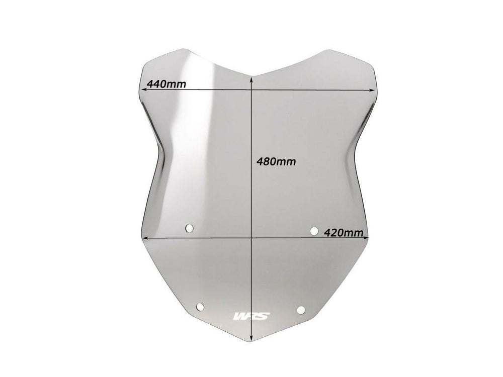 WRS Windscreen For BMW R 1200 GS ABS 48 cm (18-7/8") - Smoke