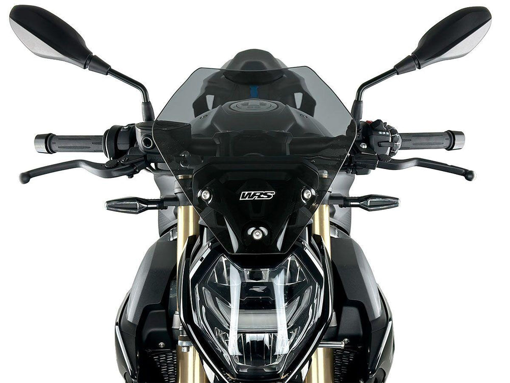 WRS Windscreen For BMW S 1000 R ABS 2022-2024 31 cm (12-1/4") - Dark Smoke