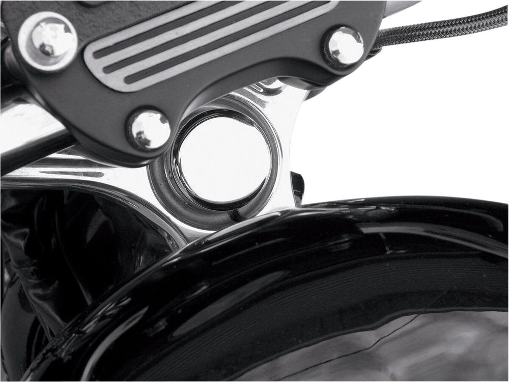 Drag Specialties Steering Stem Bolt Cover For Harley Davidson FXD 1340 1995-1998 - Chrome