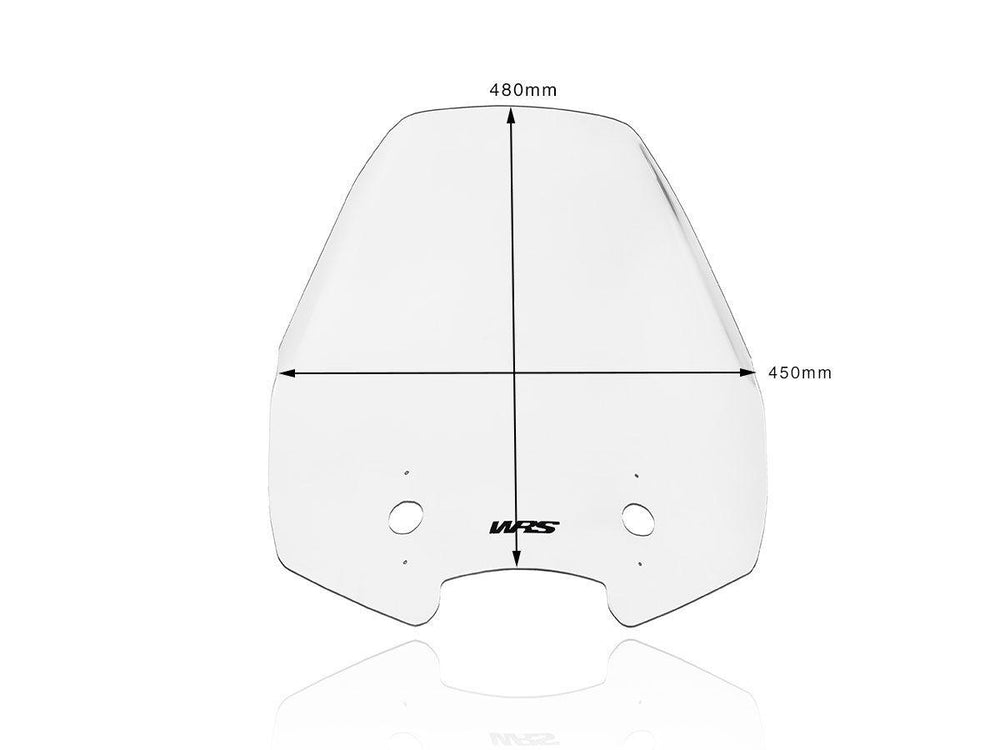 WRS Windscreen For Kawasaki KLE 650 2015 - Clear