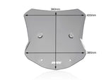 WRS Windscreen For BMW S 1000 XR 2020-2023 38 cm (15") - Dark Smoke