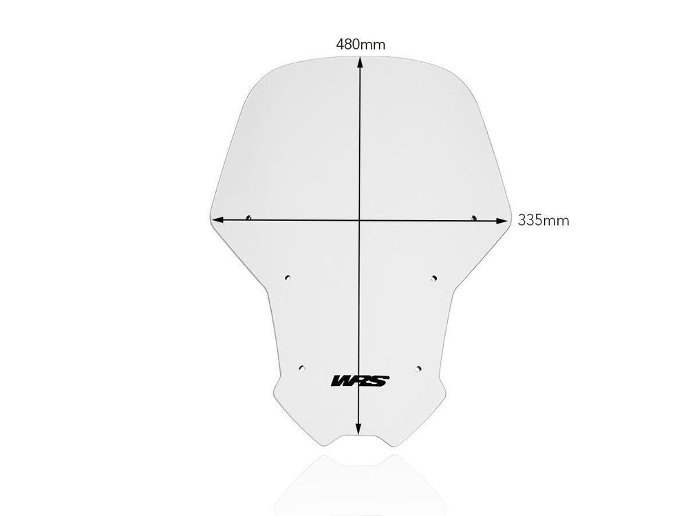WRS Windscreen For Honda CRF1100L ABS Africa Twin 2020-2024 54 cm (21-1/4") - Clear