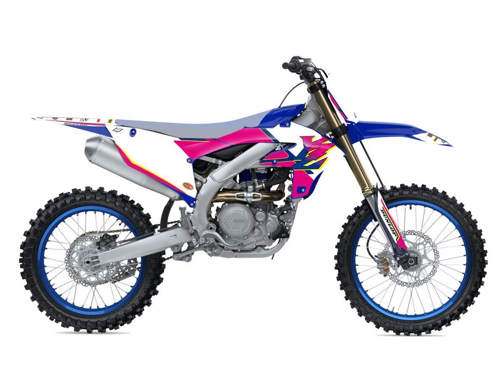 Blackbird Retro Graphics Kit For Yamaha YZF450 2023-2026 - Pink/White