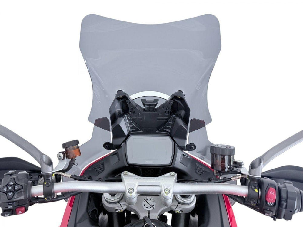 WRS Windscreen For Ducati MultiStrada V2 900 ABS 2025-2026 51.5 cm (20-1/4") - Dark Smoke