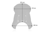 WRS Windscreen For Royal Enfield Himalayan 450 ABS 2024-2025 37.5 cm (14-3/4") - Smoke