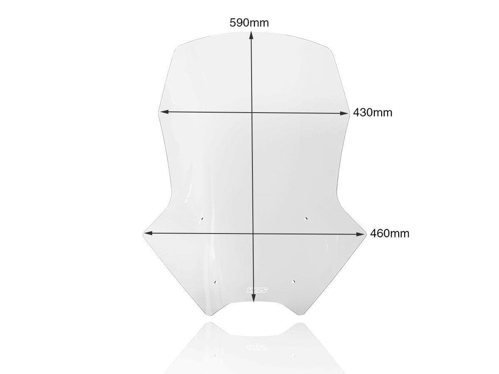 WRS Windscreen for Scooter For Honda NSS 750 ABS 2021-2024 59 cm (23-1/4") - Clear