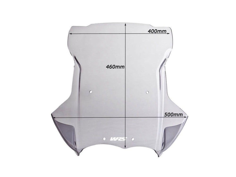 WRS Windscreen For BMW R 1200 GS 2004-2012 46 cm (18-1/8") - Smoke