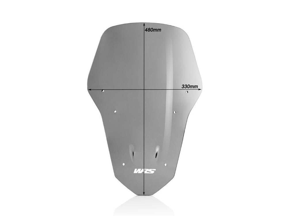 WRS Windscreen For Honda CRF1000 L 2016-2019 48 cm (18-7/8") - Smoke