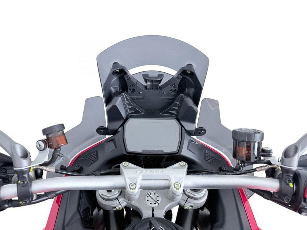 WRS Windscreen For Ducati MultiStrada V2 900 ABS 2025-2026 36.5 cm (14-3/8") - Dark Smoke