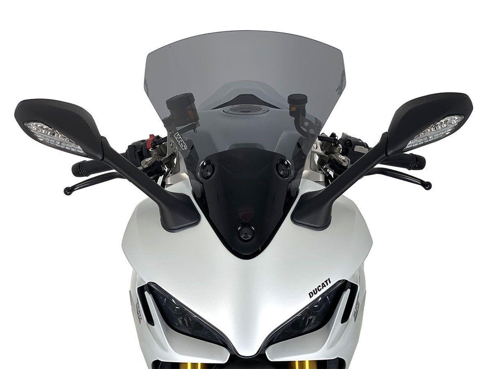 WRS Windscreen For Ducati SuperSport 939 ABS 2017-2020 43.5 cm (17-1/8") - Dark Smoke