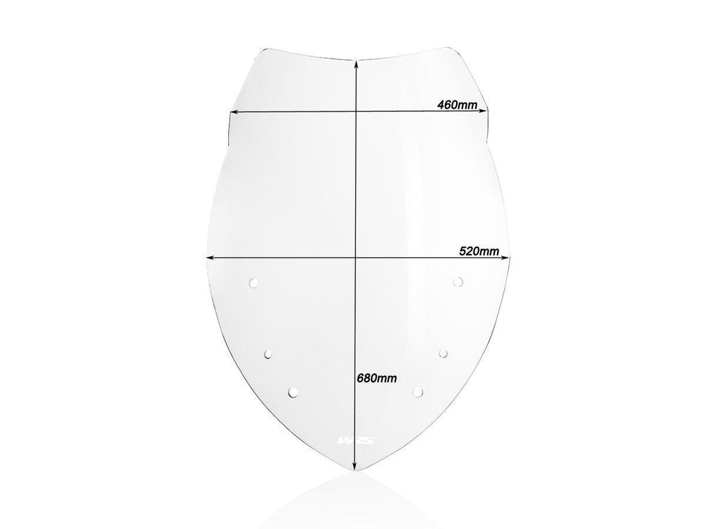 WRS Windscreen For BMW R 1200 RT ABS 2005-2013 68 cm (26-3/4") - Clear