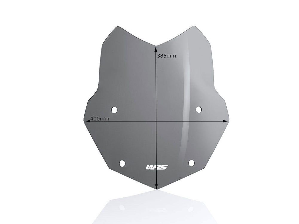 WRS Windscreen For BMW R 1200 GS ABS 2013-2019 38.5 cm (15-1/4") - Dark Smoke