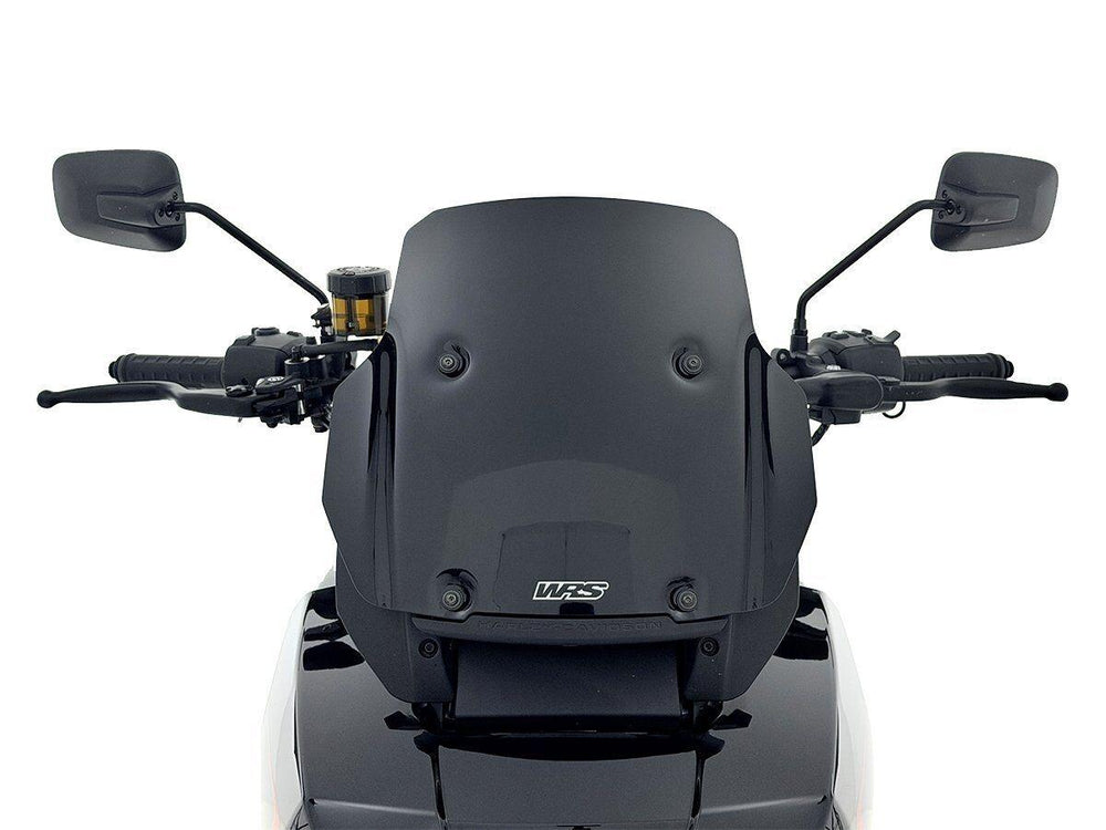 WRS Windscreen Sport HD Pan America For Harley Davidson RA 1250 ABS 2021-2024 Glossy Black