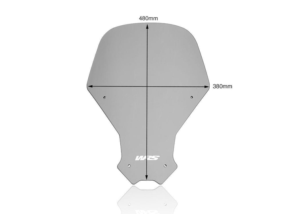 WRS Windscreen For Honda CRF1100L ABS Africa Twin 2020-2023 48 cm (18-7/8") - Smoke
