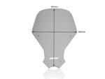WRS Windscreen For Honda CRF1100L ABS Africa Twin 2020-2023 48 cm (18-7/8") - Smoke