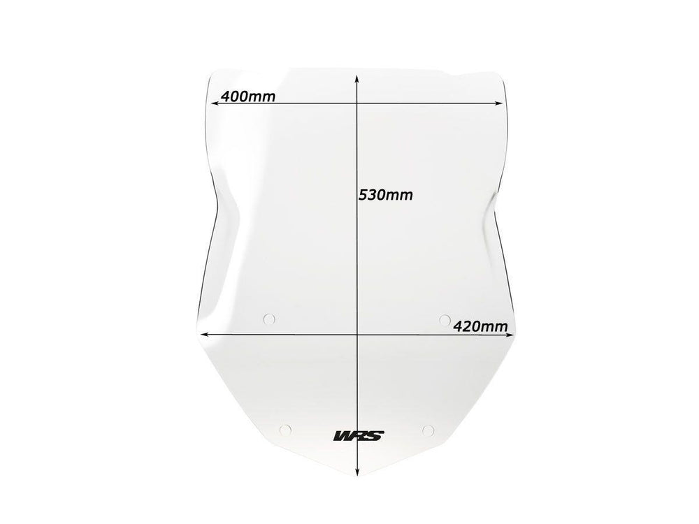 WRS Windscreen For BMW R 1200 GS ABS 53 cm (21") - Clear