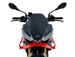 WRS Windscreen For Aprilia Tuono V4 1100 RR ABS 2025 - Black