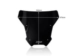 WRS Windscreen for Scooter For Honda NSS 750 ABS 2021-2024 30 cm (11-3/4") - Black